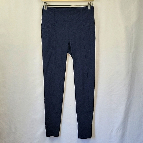 Athleta Metro High Rise Leggings Navy Size Medium - Picture 1 of 12